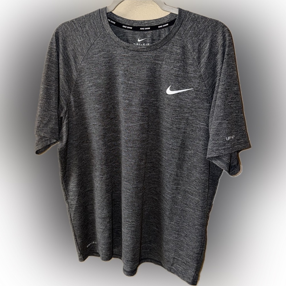 Nike Men's Gray Dri-FIT Swim Shirt, XL, NWOT